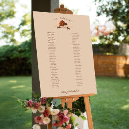 Pferderennbahn Poster