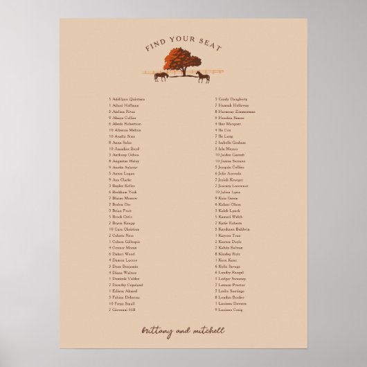 Pferderennbahn Poster (Vorne)