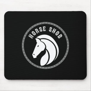 Pferderennbahn Snob Pony Pferderücken Reiten Kleid Mousepad