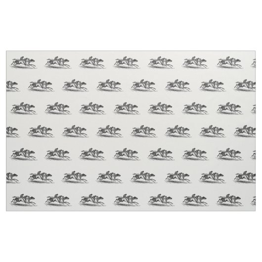 Pferderennbahn Stoff (Fat Quarter (45,7 x 55,9 cm))