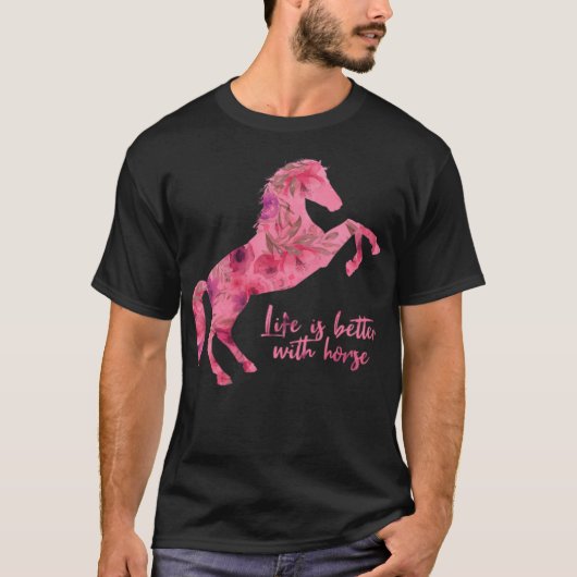 Pferderennbahn und Tina T-Shirt (Vorderseite)