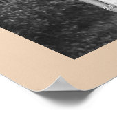 Pferderennbahn-Zaun Eichenpferde Hochzeit Willkomm Poster (Ecke)