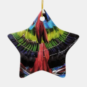 Pferderennbauernhof Zerstörung der Natur Keramik Ornament