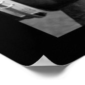 Pferderennen 002 B&W Mowat SpPh Poster (Ecke)