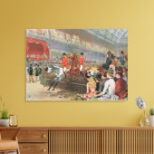 Pferderennen, 1886 leinwanddruck (Insitu (Wohnzimmer))