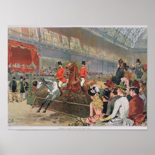 Pferderennen, 1886 poster (Vorne)