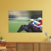 Pferderennen 3 leinwanddruck (Insitu (Wohnzimmer))