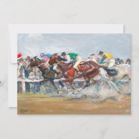 Pferderennen | Angelo Jank (Vorderseite)