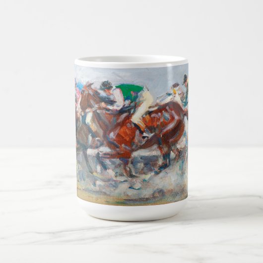 Pferderennen | Angelo Jank Kaffeetasse (Mittel)