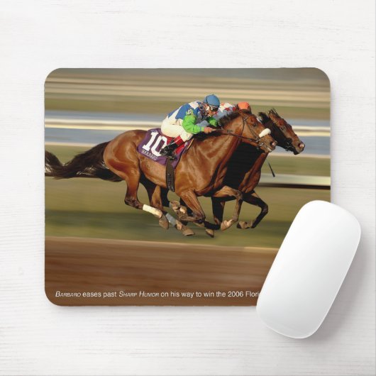 Pferderennen - Bar-Bar-O Mousepad (Mit Mouse)