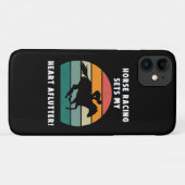 Pferderennen Case-Mate iPhone Hülle (Rückseite (Horizontal))