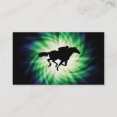 Pferderennen; Cool Visitenkarte (Rückseite)