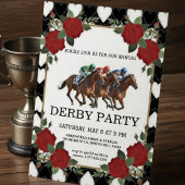 Pferderennen Derby Party Vintage Einladung 2026