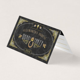 Pferderennen Derby Wetteinsatz Slip Party Games Visitenkarten