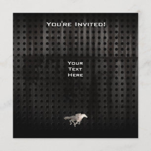 Pferderennen Einladung