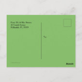 Pferderennen Einladungskarte (Rückseite)