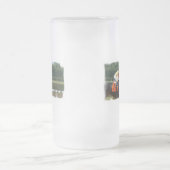 Pferderennen-Endmattierte Bier-Tasse Mattglas Bierglas (Mittel)