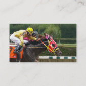 Pferderennen-EndVisitenkarte Visitenkarte (Rückseite)