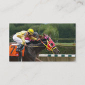 Pferderennen-EndVisitenkarte Visitenkarte (Rückseite)