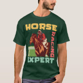 Pferderennen Epert Horseback Pferdereiten Vint T-Shirt (Vorderseite)