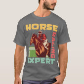 Pferderennen Epert Horseback Pferdereiten Vint T-Shirt (Vorderseite)