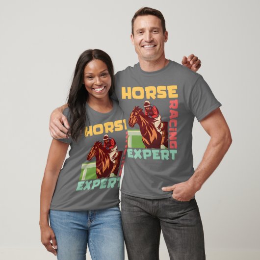 Pferderennen Epert Horseback Pferdereiten Vint T-Shirt (Unisex)