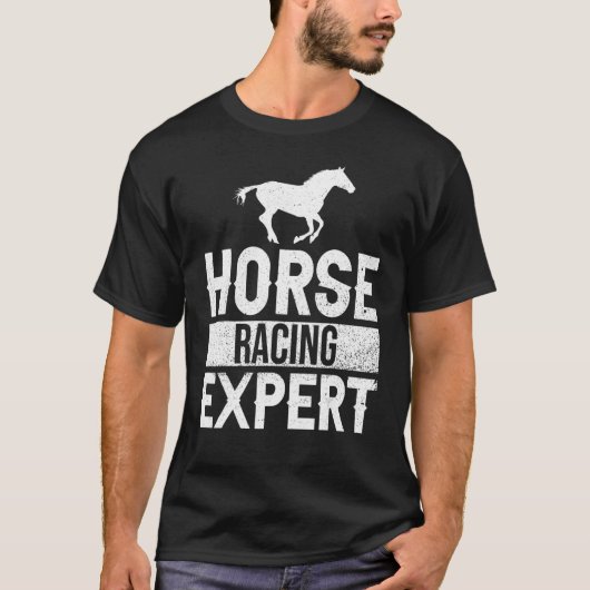 Pferderennen Experte Reiten Fans Reiten Reiten T-Shirt (Vorderseite)