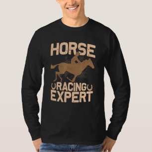 Pferderennen Expertenrennen Rennen Jockey Gambling T-Shirt