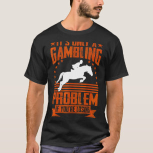 Pferderennen für Männer Frauen Reiter T-Shirt