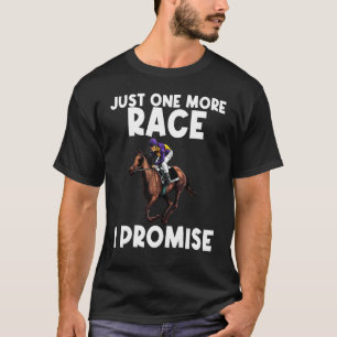 Pferderennen für Männer Frauensport Jockey 1 T-Shirt