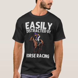 Pferderennen für Männer Frauensport Jockey 1 T-Shirt