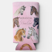 Pferderennen Geburtstagsgeschenke für Pferde Selters Dosenkühler (Rückseite)