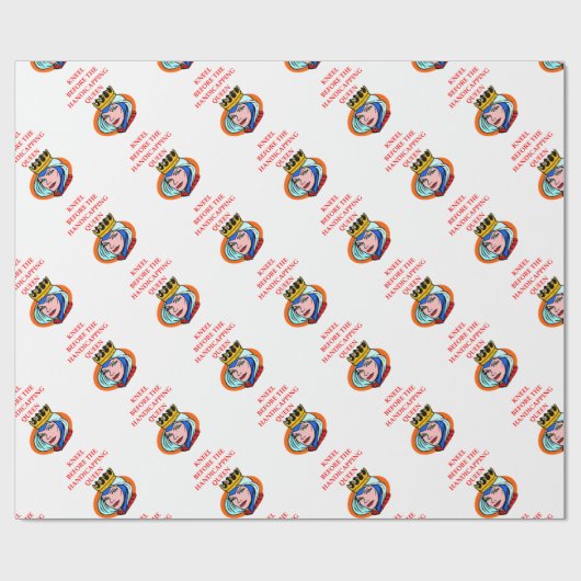 Pferderennen Geschenkpapier (Flach)