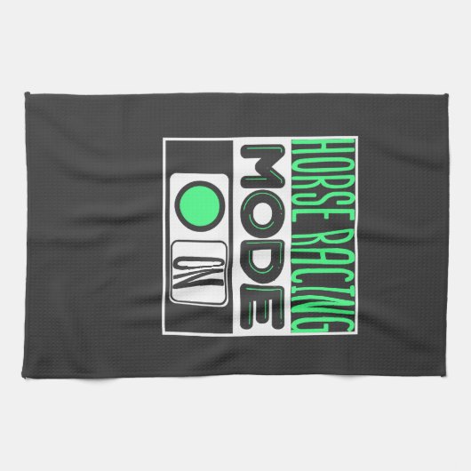 Pferderennen Geschirrtuch (Horizontal)