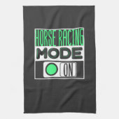 Pferderennen Geschirrtuch (Vertikal)