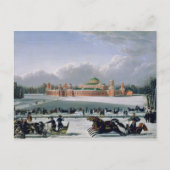 Pferderennen im Petrovsky Park in Moskau Postkarte (Vorderseite)