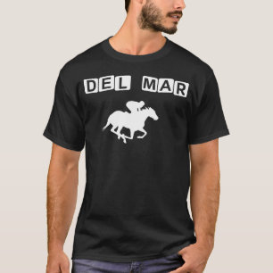 Pferderennen in Del Mar Kalifornien T-Shirt