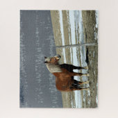 Pferderennen in Paddock Jigsaw Puzzle (Vertikal)