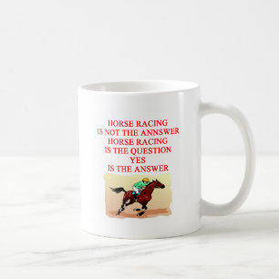 Pferderennen Kaffeetasse