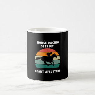 Pferderennen Kaffeetasse