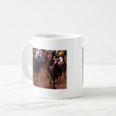 Pferderennen Kaffeetasse (Vorderseite Links)