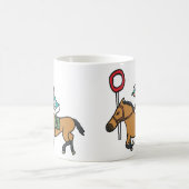 Pferderennen Kaffeetasse (Mittel)