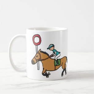 Pferderennen Kaffeetasse