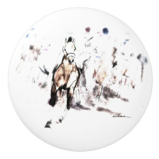 Pferderennen Keramikknauf