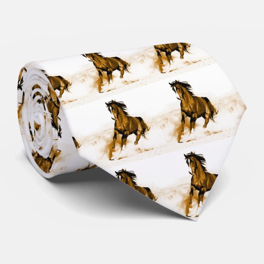 Pferderennen Krawatte (Gerollt)