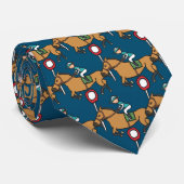 Pferderennen Krawatte (Gerollt)