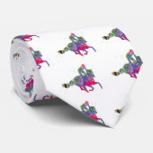 Pferderennen Krawatte (Gerollt)