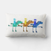 Pferderennen Lendenkissen (Rückseite)