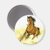 Pferderennen Magnet (Vorderseite/Rückseite)