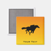 Pferderennen Magnet (Vorderseite/Rückseite)